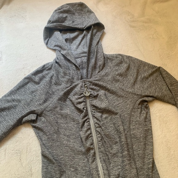 Athleta Vitamin Sea Heather Gray Jacket - Picture 8 of 16